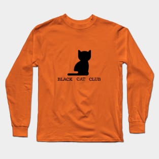 black cat club Long Sleeve T-Shirt